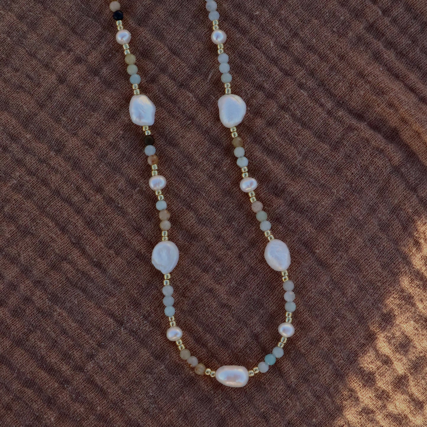 Largo Pearl Beaded Necklace