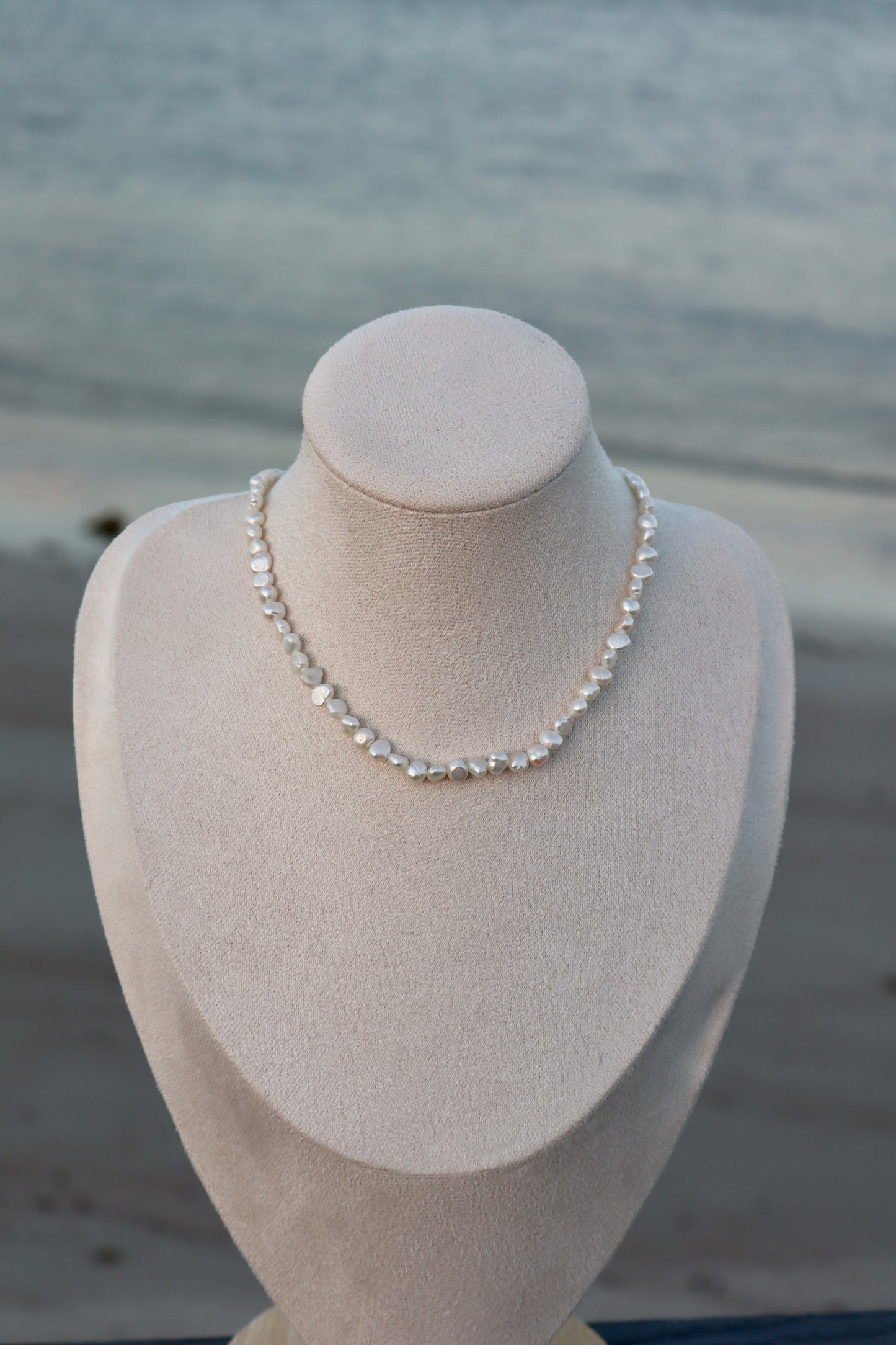 Hatteras Beaded Pearl Necklace