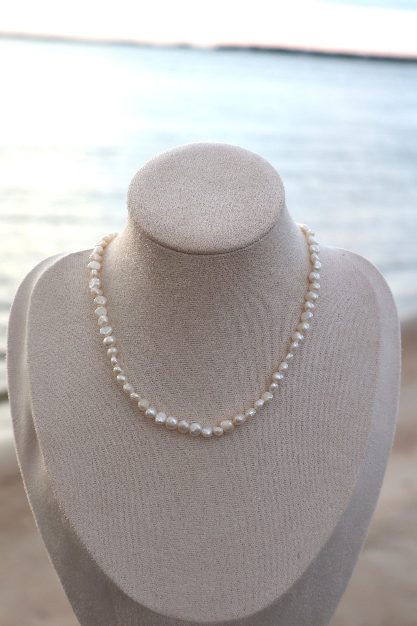 Hatteras Beaded Pearl Necklace