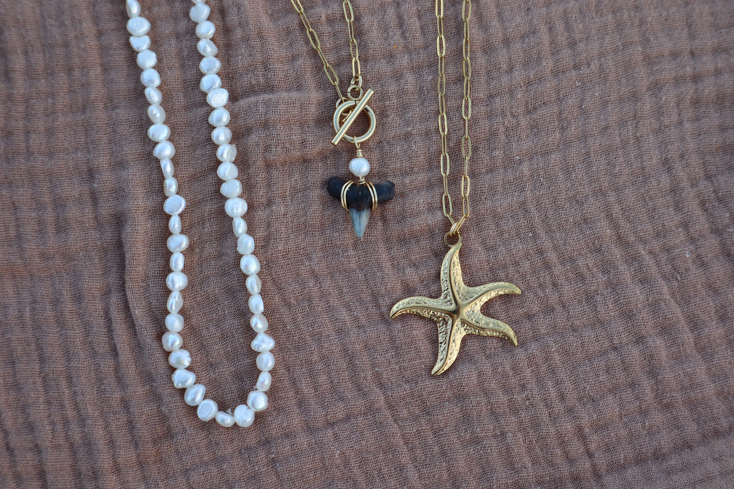 Ponce Shark Tooth Toggle Necklace