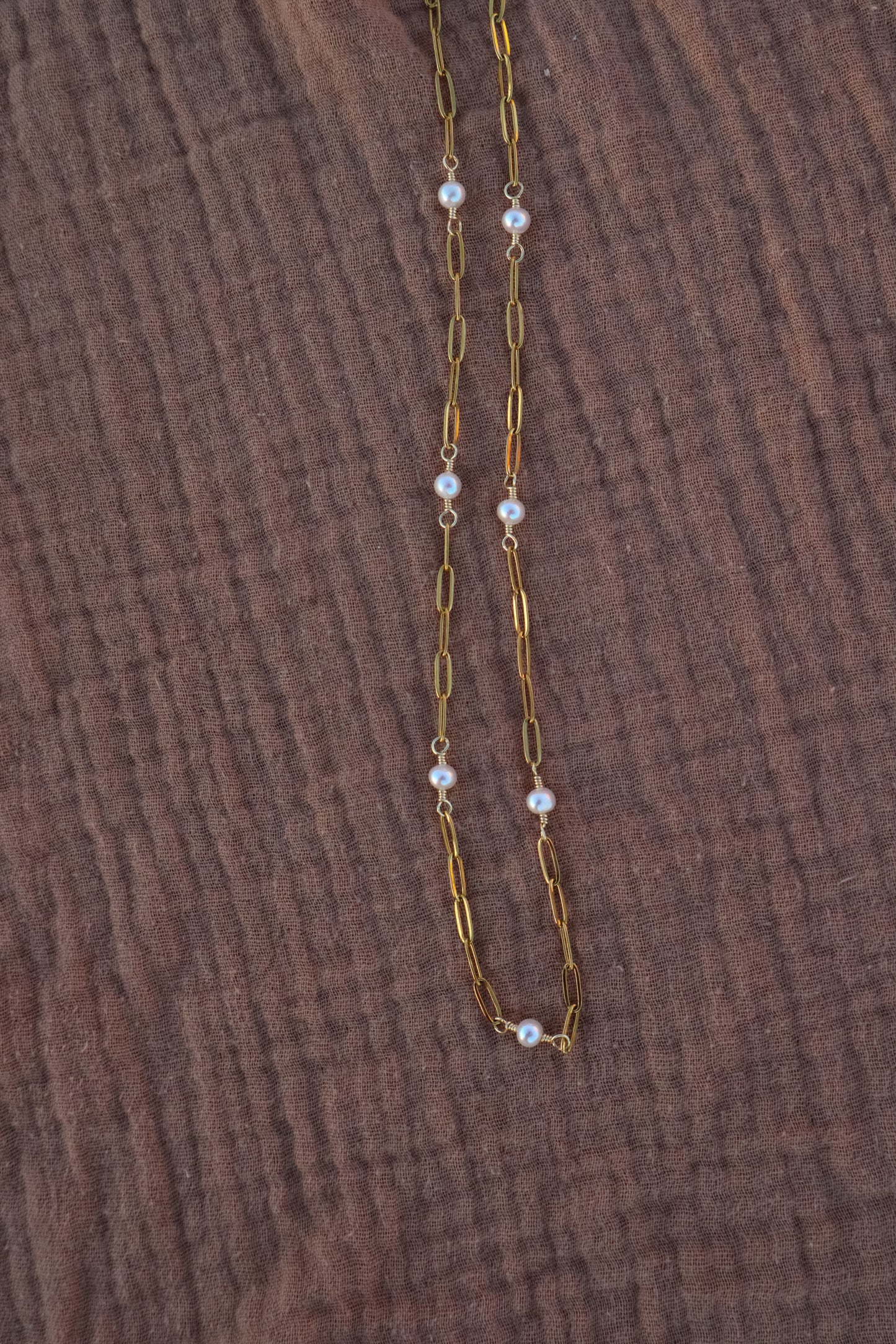 Tybee Pearl Chain Necklace