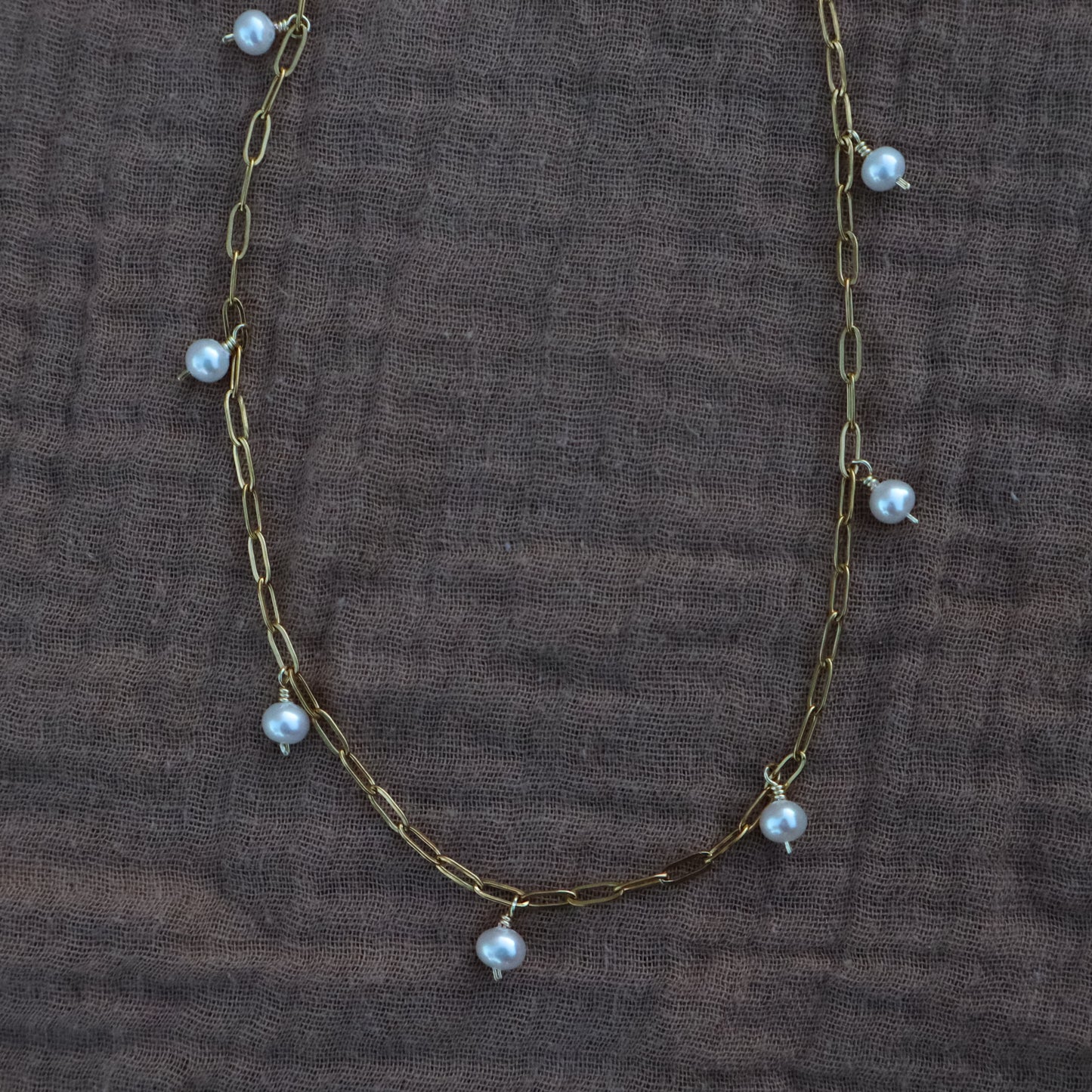 Kiawah Pearl Chain Necklace