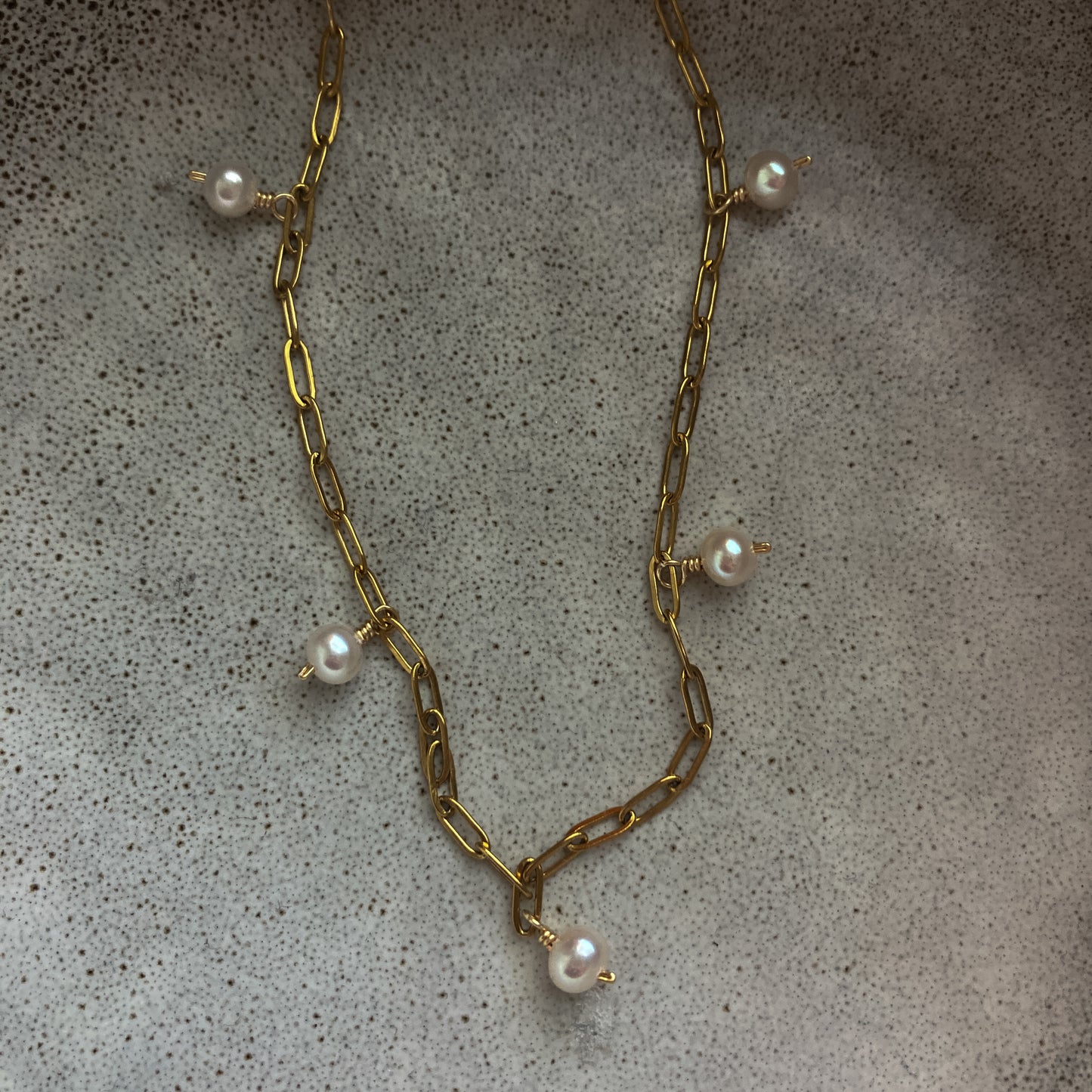 Kiawah Pearl Chain Necklace