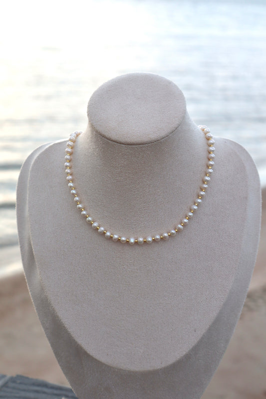 Nantucket Pearl Beaded Necklace