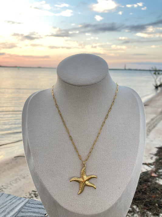 Acadia Starfish Necklace
