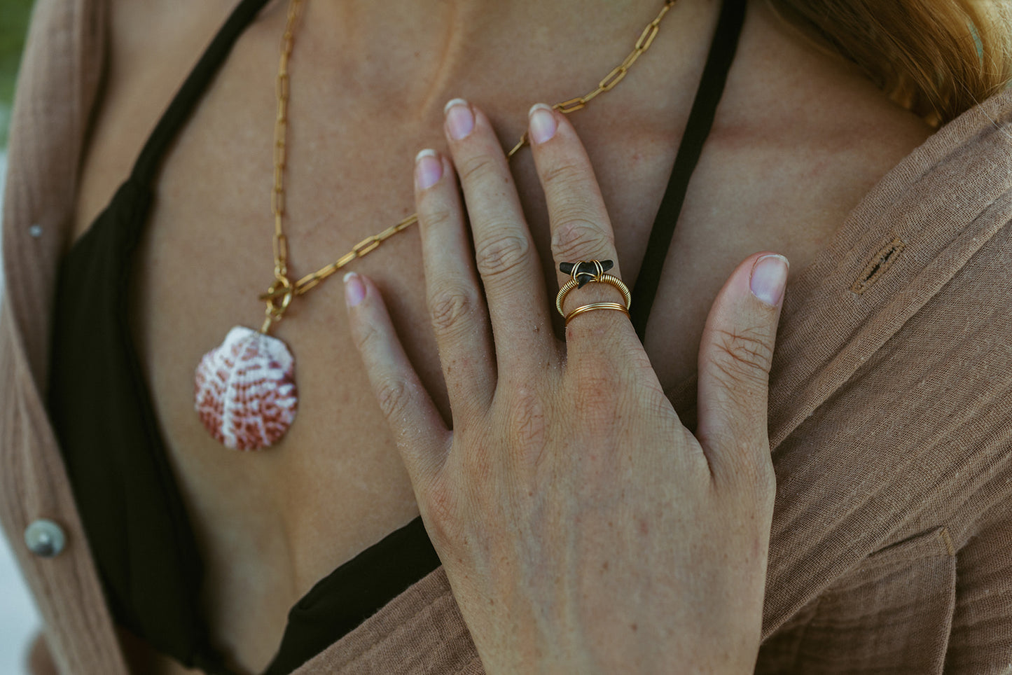 Smyrna Shark Tooth Ring